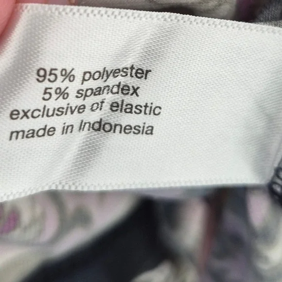 Lane Bryant Navy Ombre Floral Maxi Dress 22/24 2X Smocked Boho Beach Sundress - Picture 15 of 16